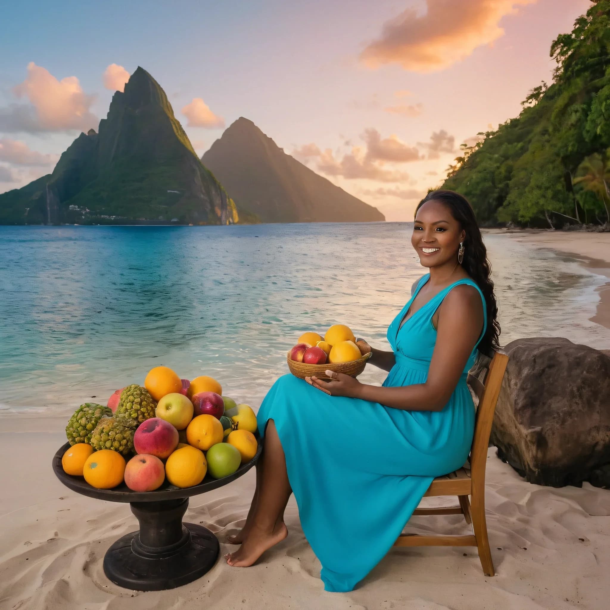 Saint Lucia landscape